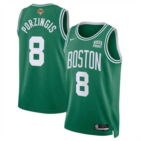 Men's Boston Celtics #8 Kristaps Porzingis Kelly Green 2024 Finals Icon Edition Stitched Basketball Jersey Dzhi,We sell and wholesale Men's Boston Celtics #8 Kristaps Porzingis Kelly Green 2024 Finals Icon Edition Stitched Basketball Jersey Dzhi on line form chian!